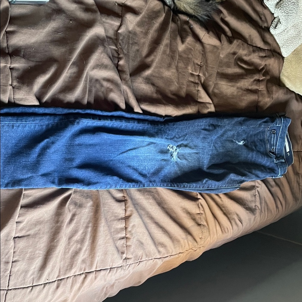 Women's Skinny Jeans in Dark Blue